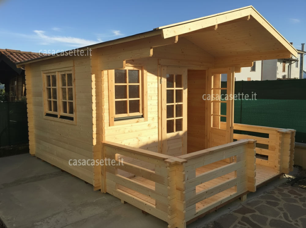 Casetta modello Roma 3x3 massello naturale