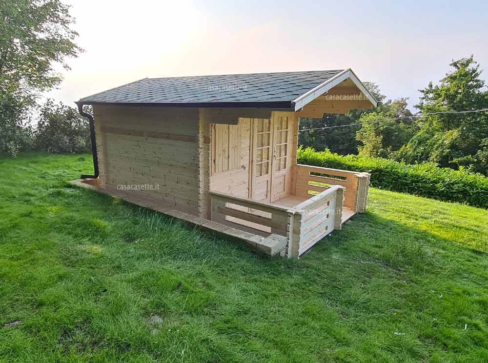 Casetta Roma 3x3 tegole Casetta modello Roma 3x3 tegole verdi