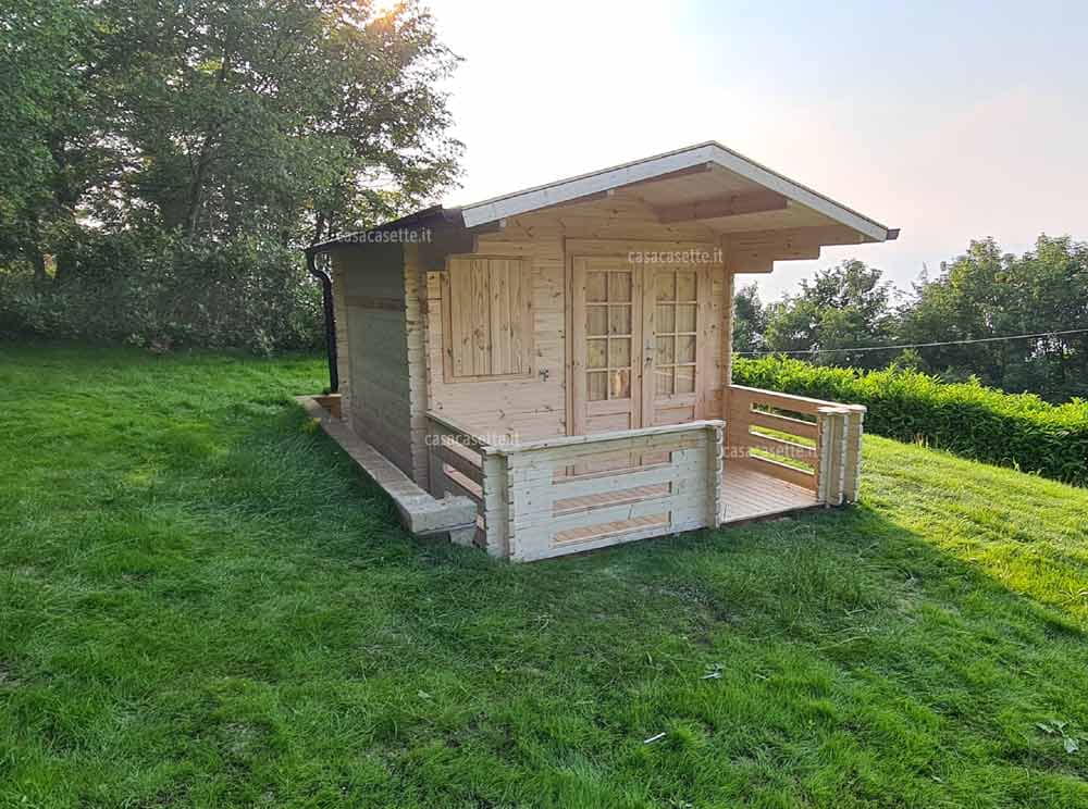 Casetta Roma 3x3 verandina Casetta modello Roma 3x3 verandina fuori