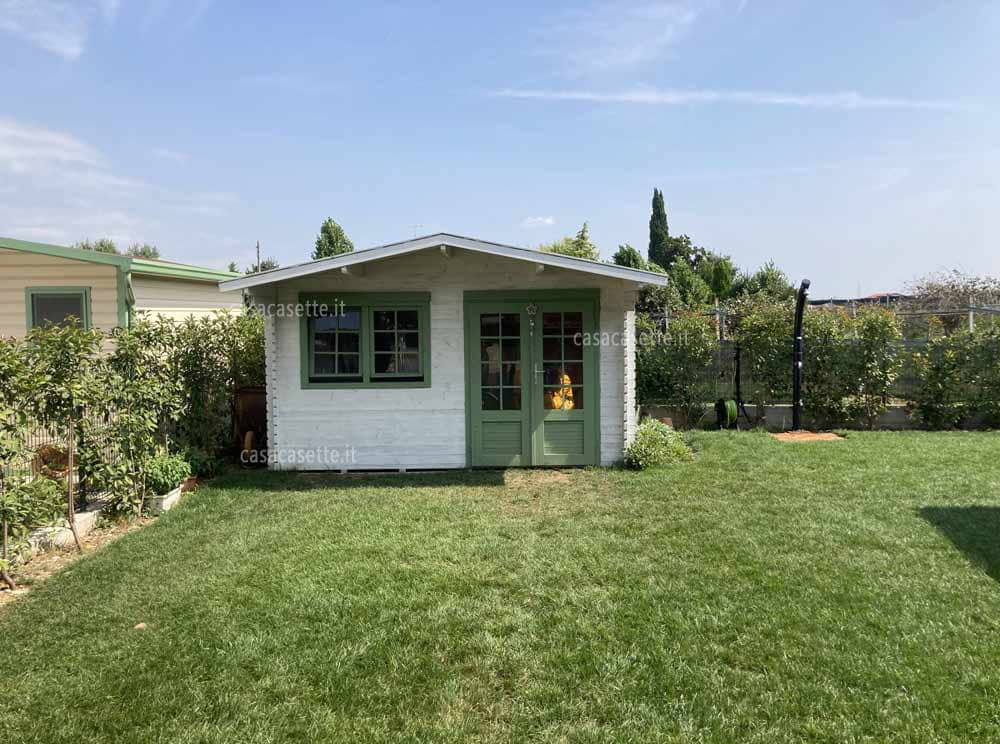 Casetta Roma 4x3 bianca Casetta modello Roma 4x3 bianca