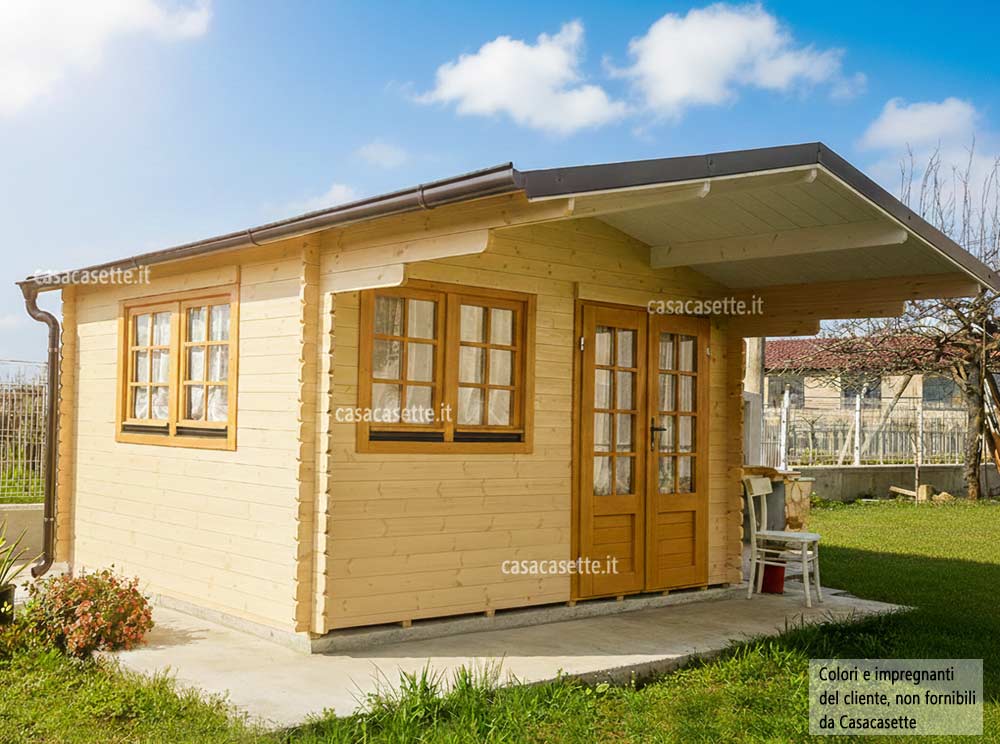 Casetta modello Roma 4x3 incastro blockhouse