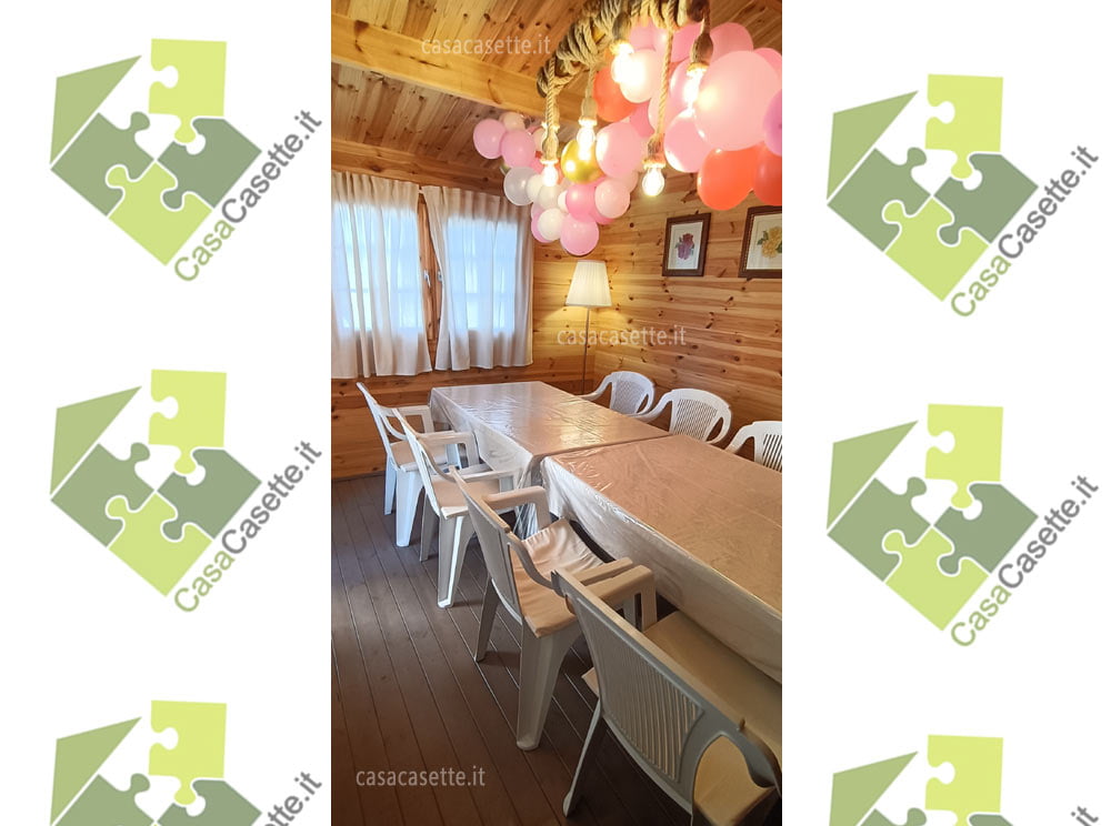 Casetta Roma 4x3 interno Casetta modello Roma 4x3 interno sala