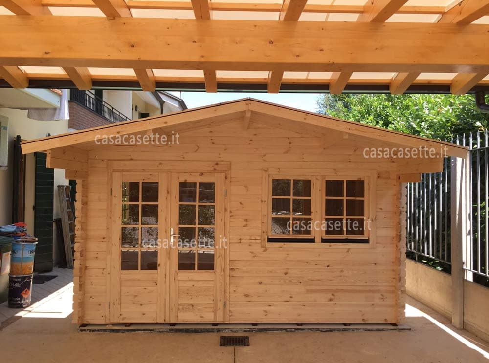 Casetta Roma 4x3 naturale Casetta modello Roma 4x3 naturale neutro