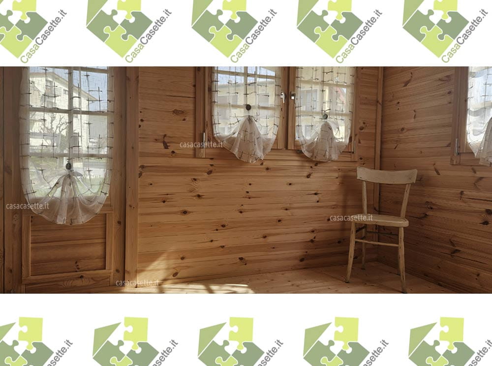 Casetta Roma 4x3 salotto Casetta modello Roma 4x3 salotto studio