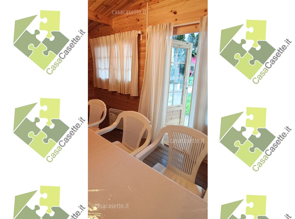 Casetta Roma 4x3 stanza Casetta modello Roma 4x3 stanza dentro