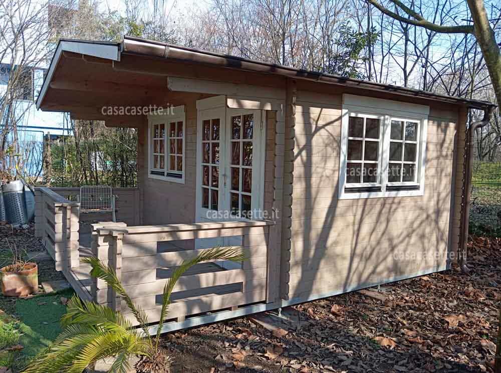 Casetta Roma 4x3 tortora Casetta modello Roma 4x3 tortora colore