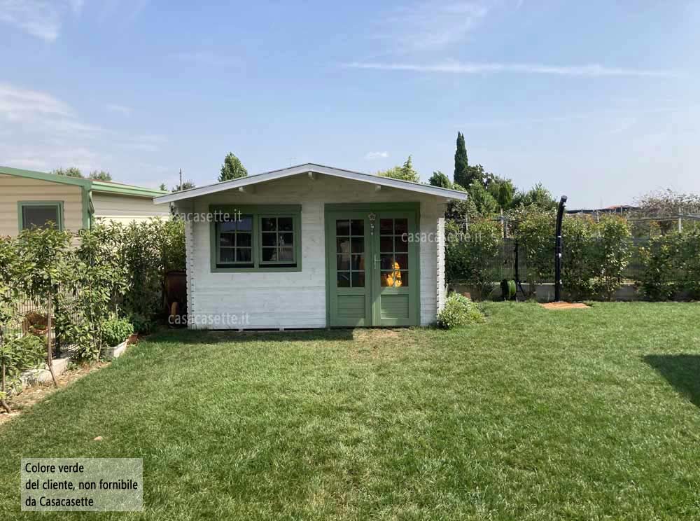 Casetta modello Roma 4x3 verde salvia