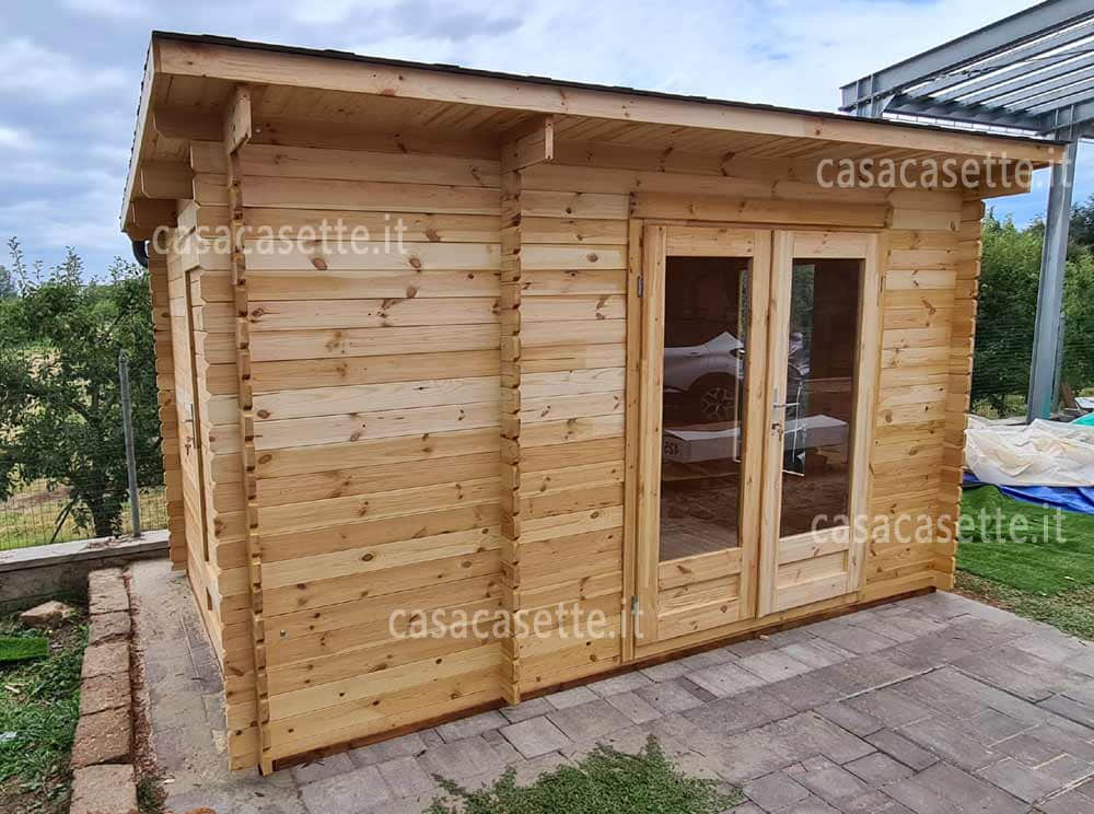 Casetta Rovigo 4x25 impregnazione Casetta modello Rovigo 4x25 impregnazione fase