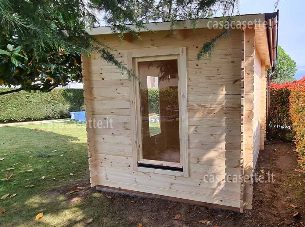 Casetta Rovigo 4x25 lato Casetta modello Rovigo 4x25 lato naturale