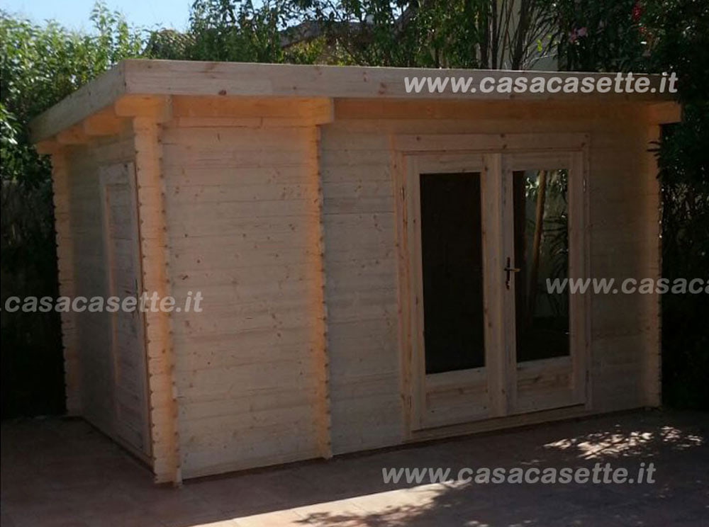 Casetta Rovigo 4x25 massello Casetta modello Rovigo 4x25 massello naturale