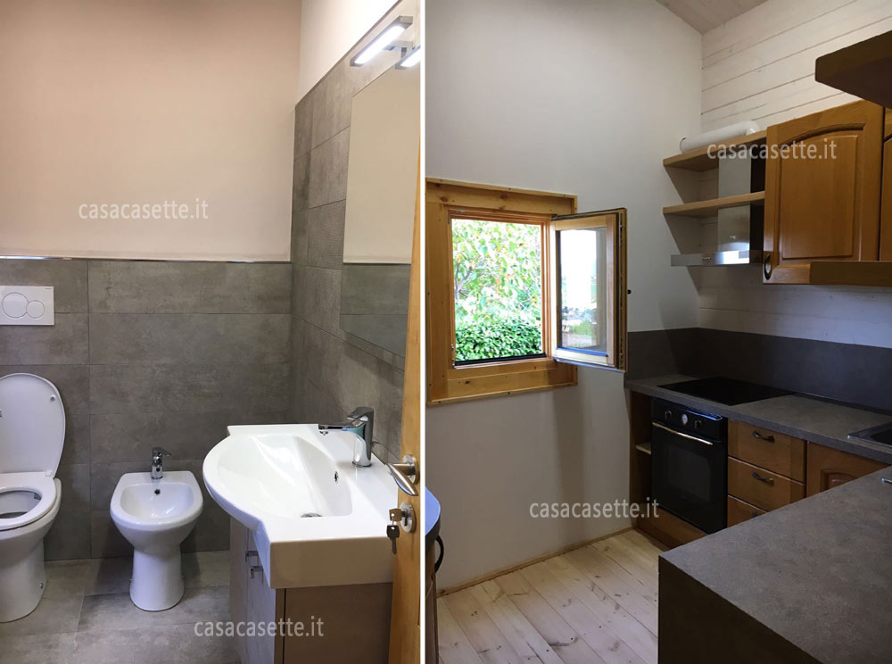 Casetta modello Siena 12x7 cucina bagno