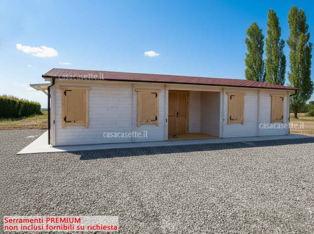 Casetta modello Siena 12x7 finestre serramento premium