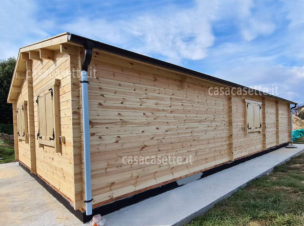 Casetta Siena 12x7 incastro Casetta modello Siena 12x7 incastro blockhouse