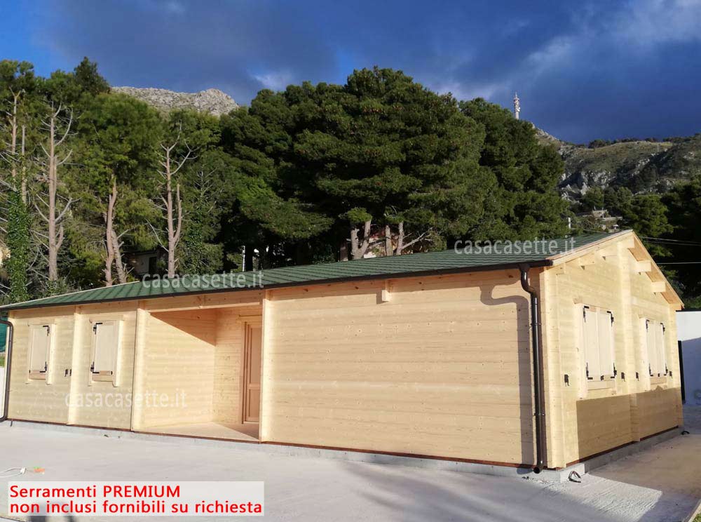 Casetta modello Siena 12x7 naturale massello