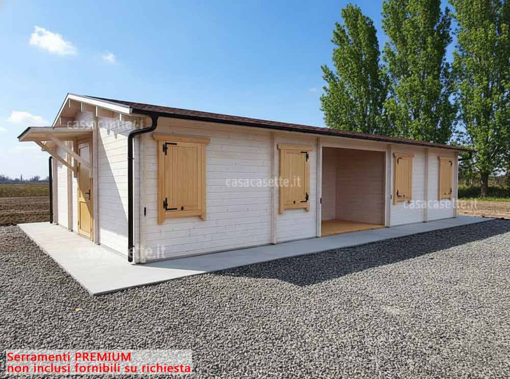 Casetta modello Siena 12x7 premium serramento