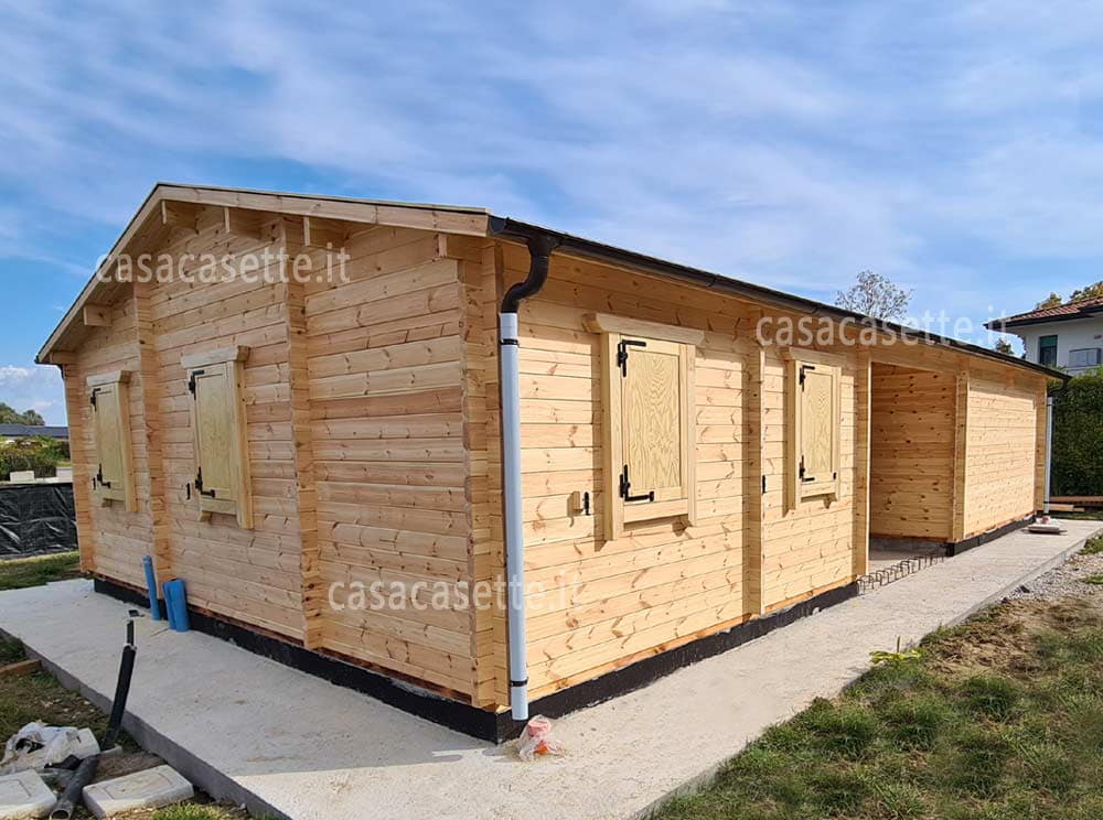 Casetta Siena 12x7 profilo Casetta modello Siena 12x7 profilo naturale