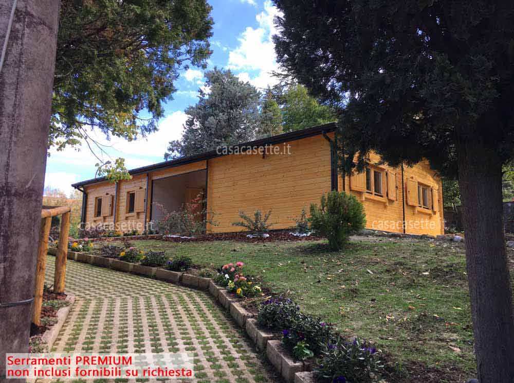 Casetta modello Siena 12x7 serramento vetrocamera