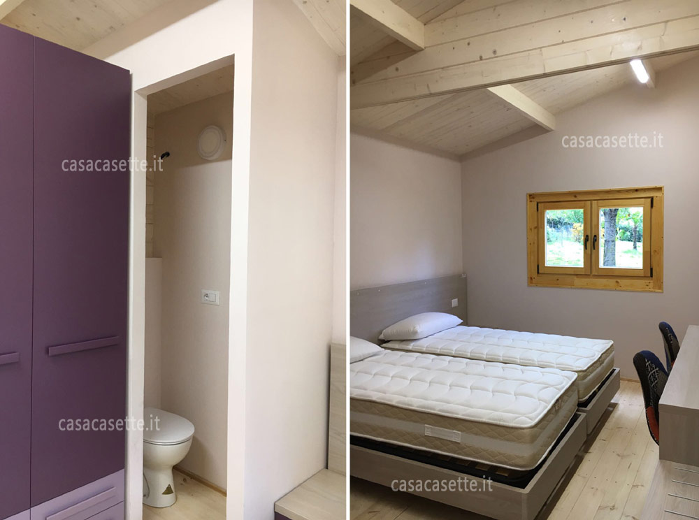 Casetta modello Siena 12x7 stanze interne