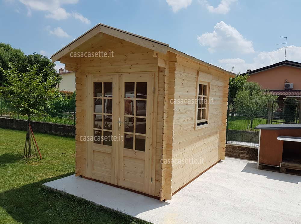 Casetta modello Trento 2x3 blockhouse incastro