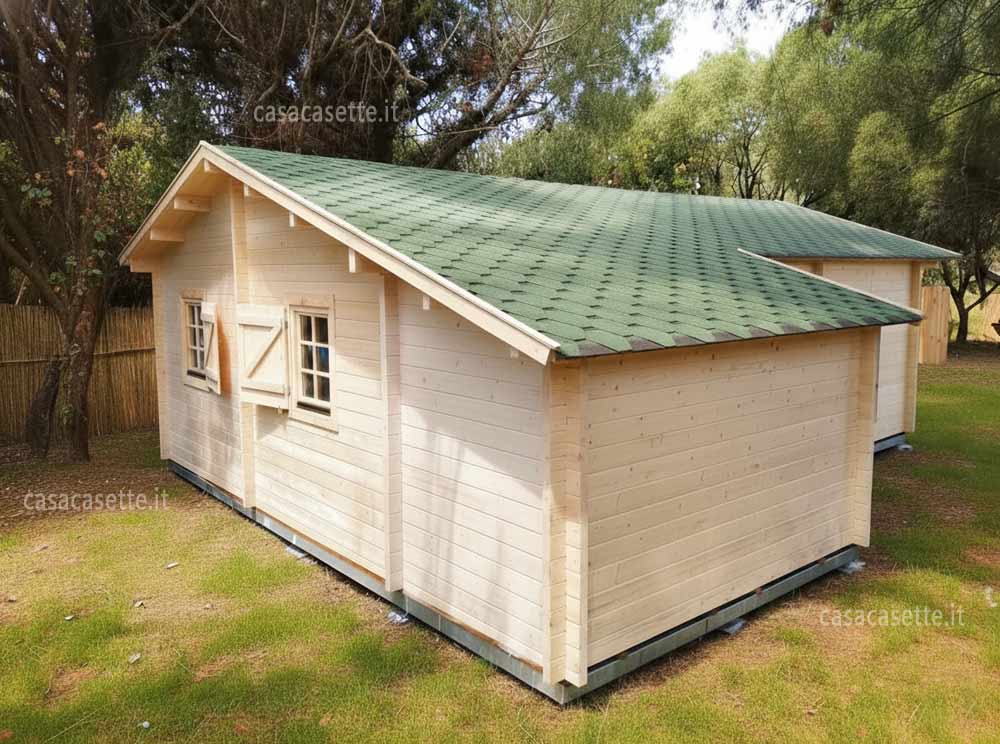 Casetta modello Treviso 42mq retro