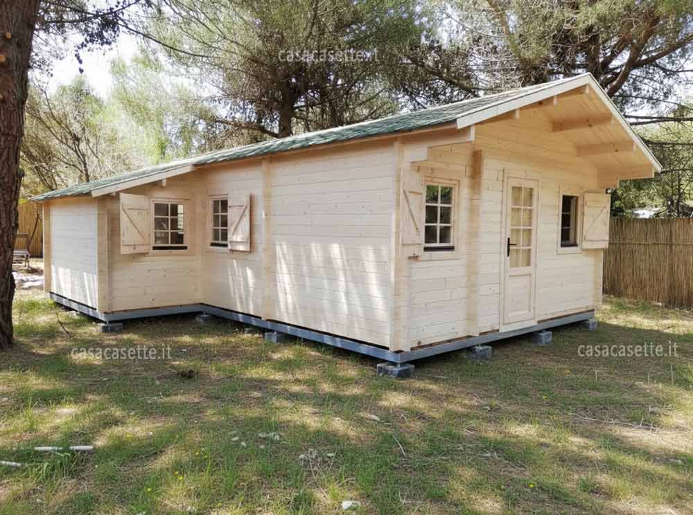 Casetta modello Treviso 42mq serramenti