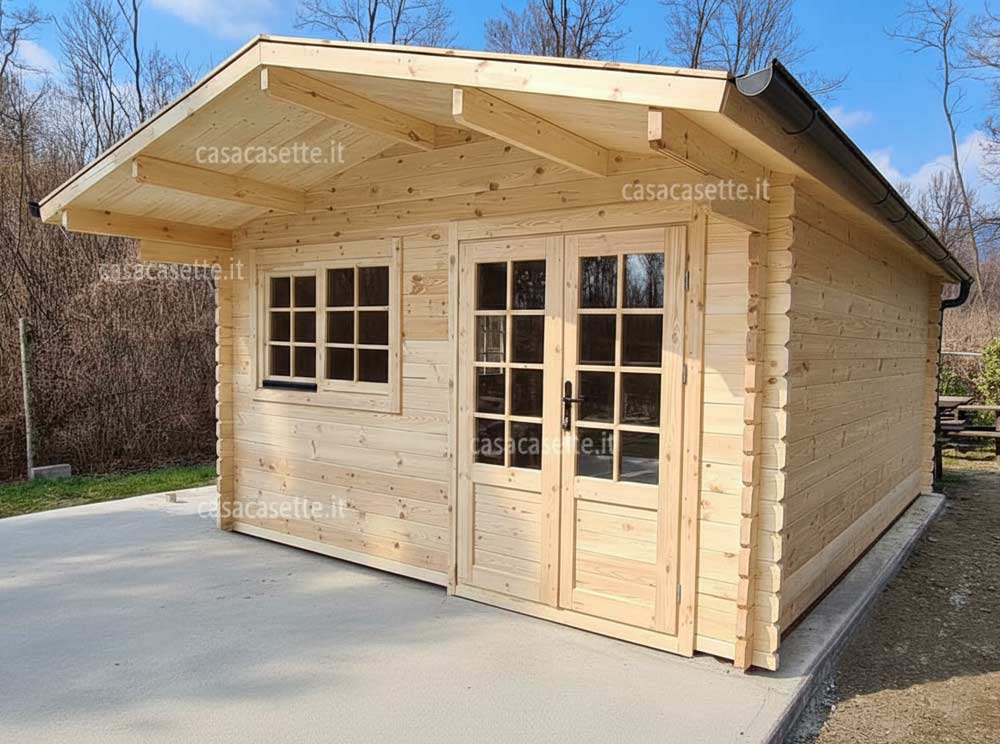 Casetta modello Udine 4x5 accessorio grondaia