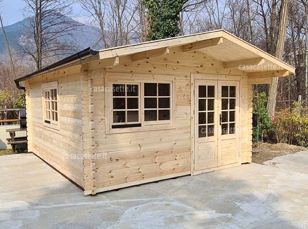 Casetta Udine 4x5 grondaia Casetta modello Udine 4x5 grondaia acciaio