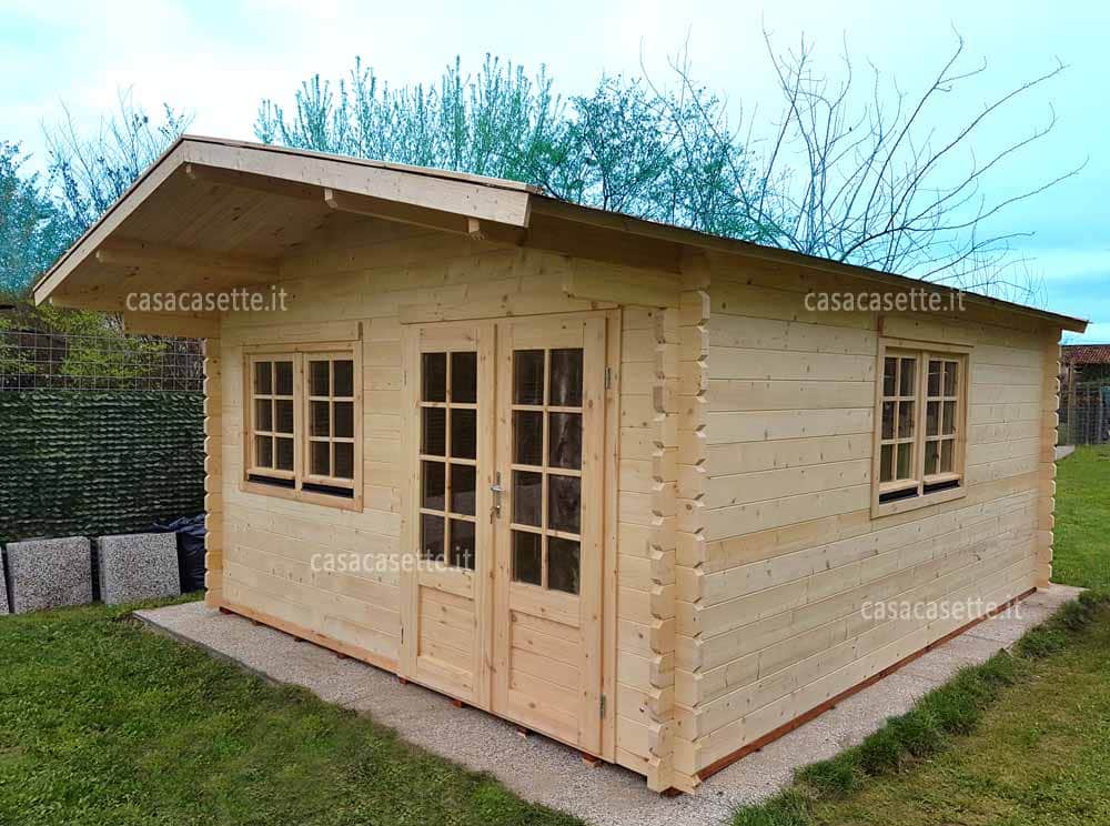 Casetta Udine 4x5 incastro Casetta modello Udine 4x5 incastro blockhouse