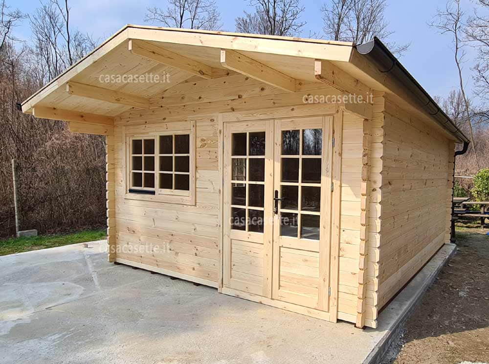 Casetta Udine 4x5 massello Casetta modello Udine 4x5 massello naturale