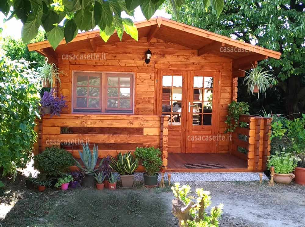Casetta Veneto 4x4 giardino Casetta modello Veneto 4x4 giardino veranda