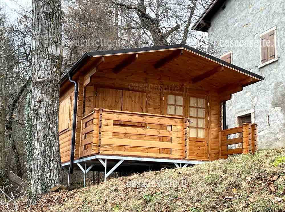 Casetta Veneto 4x4 telaio acciaio Casetta modello Veneto 4x4 telaio acciaio zincato
