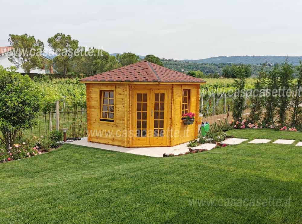 Casetta Venezia 3x3 angolare Casetta modello Venezia 3x3 angolare miele