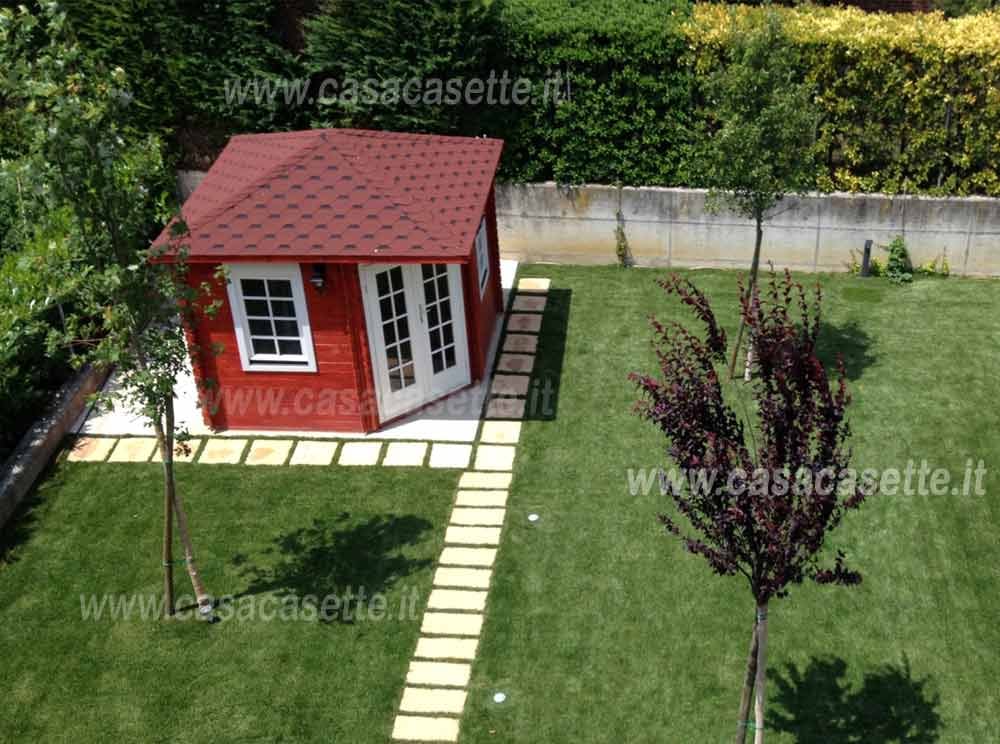 Casetta Venezia 3x3 panoramica Casetta modello Venezia 3x3 panoramica rossa bianca