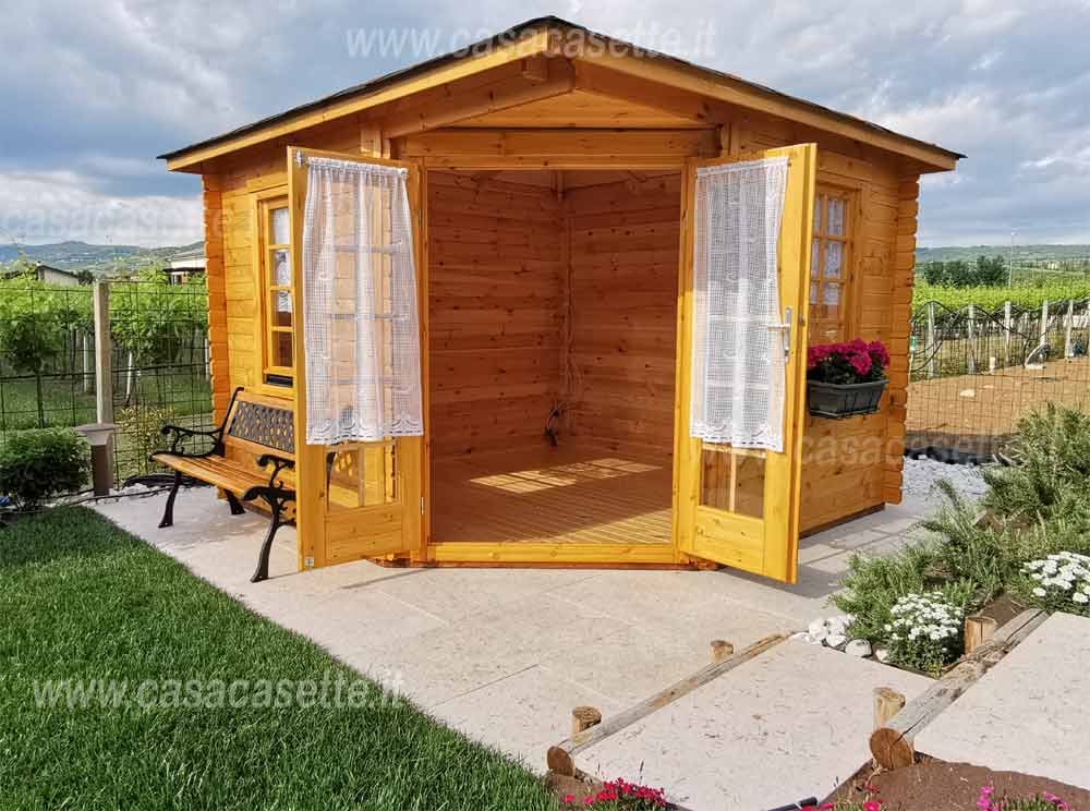 Casetta Venezia 3x3 porte Casetta modello Venezia 3x3 porte miele