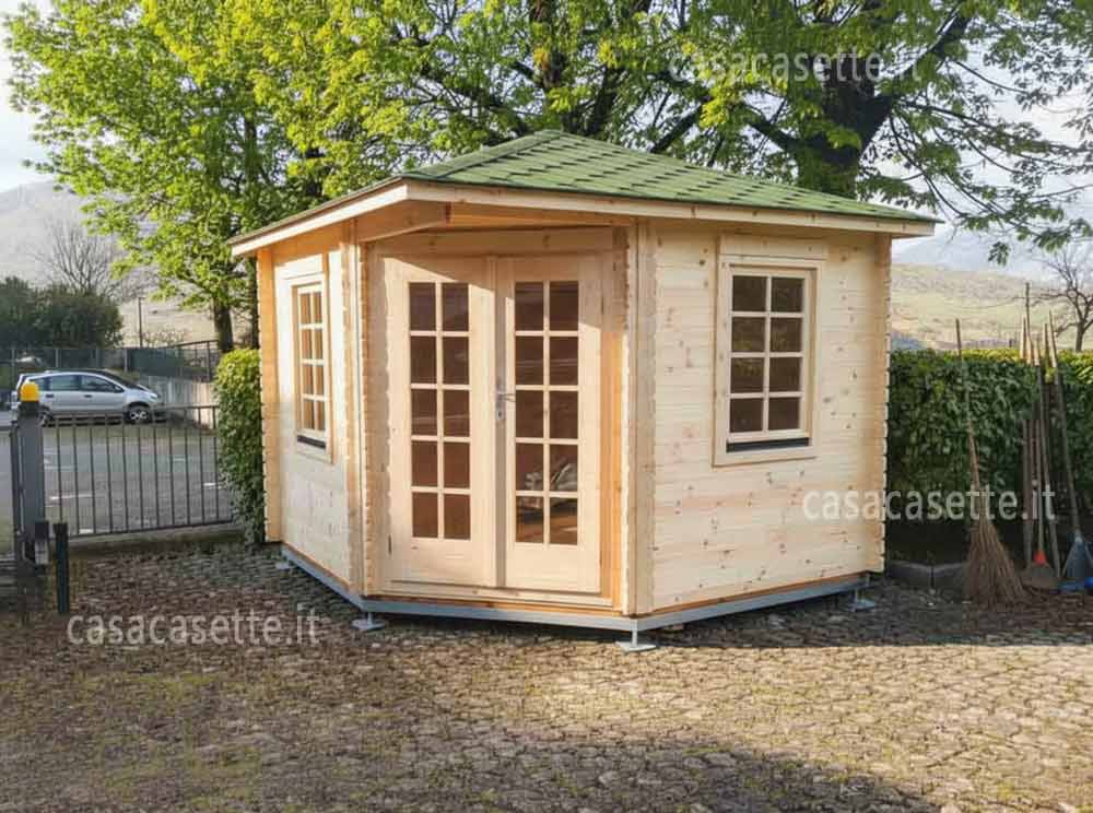 Casetta modello Venezia 3x3 telaio acciaio zincato base