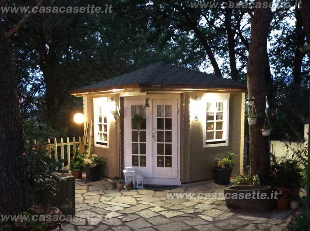 Casetta Venezia 3x3 tortora Casetta modello Venezia 3x3 tortora impregnante