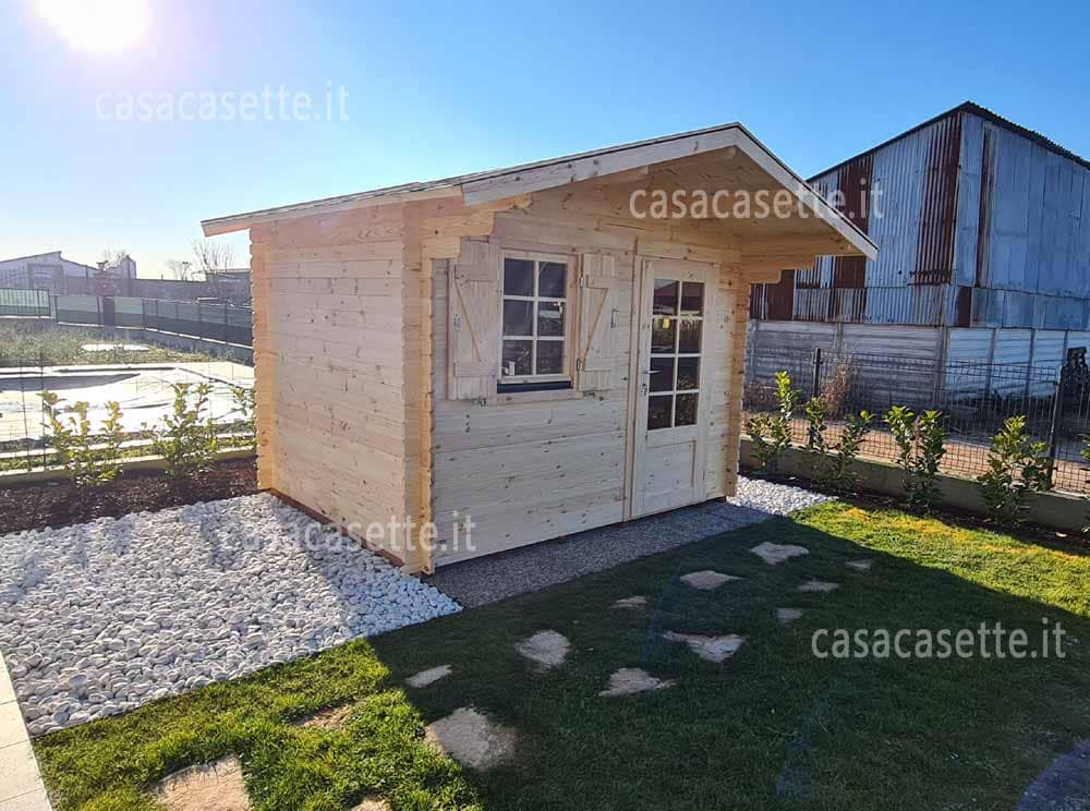 Casetta Verona 3x25 profilo Casetta modello Verona 3x25 profilo lato