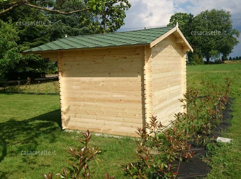 Casetta Verona 3x25 tegole verdi Casetta modello Verona 3x25 tegole verdi