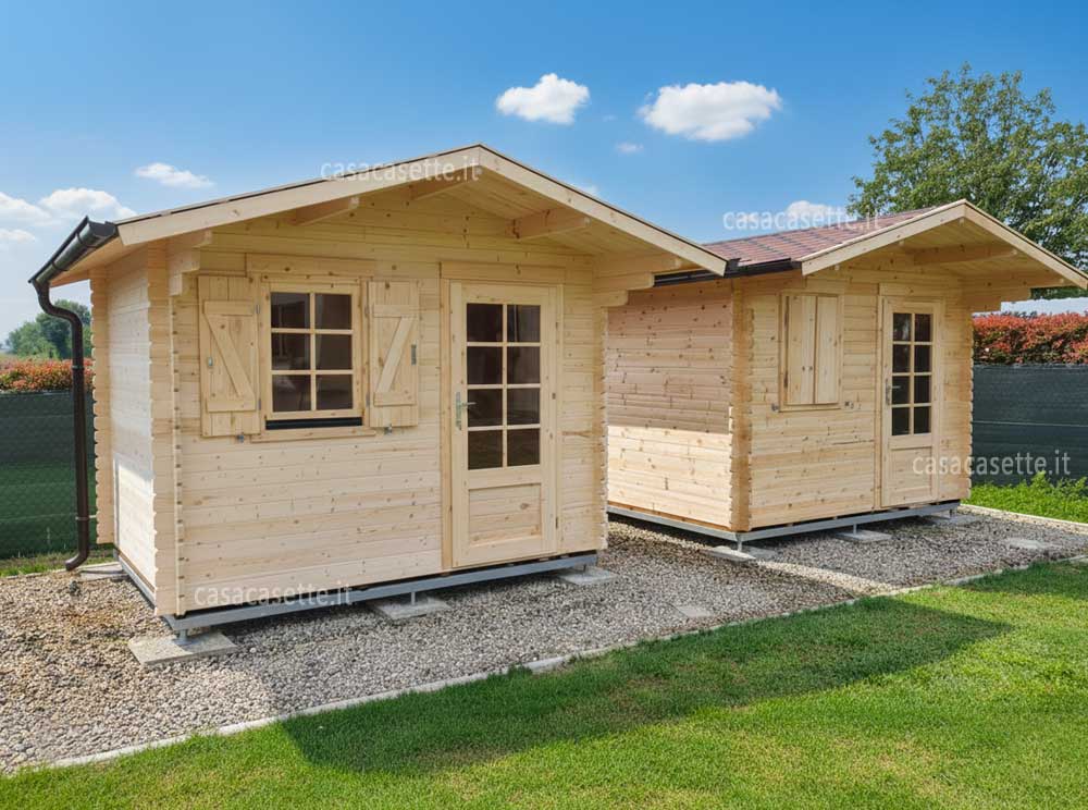 Casetta modello Verona 3x25 telaio doppia