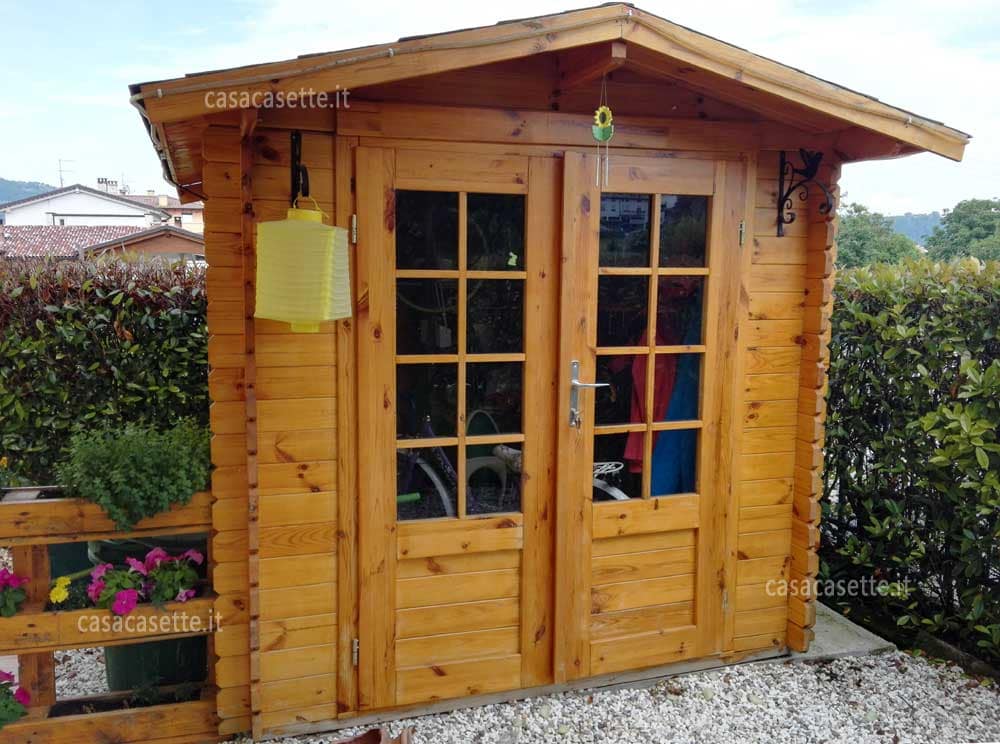 Casetta modello Vicenza 22x22 miele colore