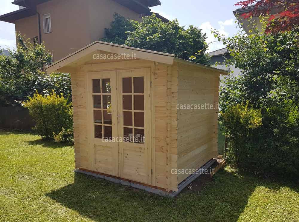 Casetta modello Vicenza 22x22 naturale