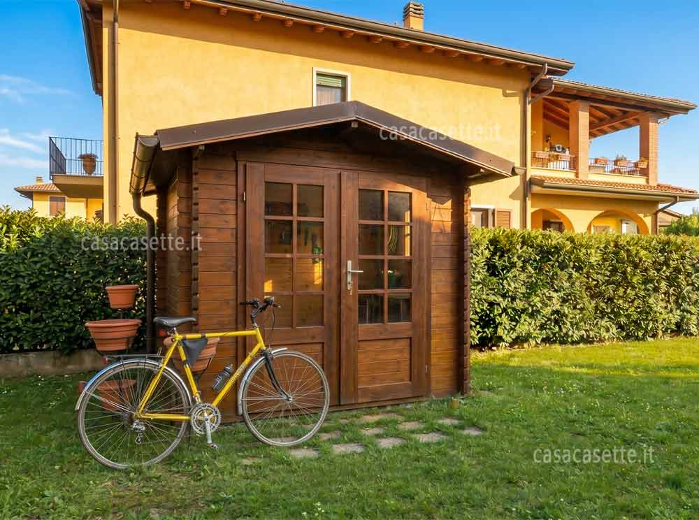 Casetta modello Vicenza 22x22 noce impregnante