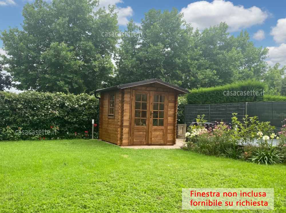 Casetta modello Vicenza 22x22 scossalina acciaio