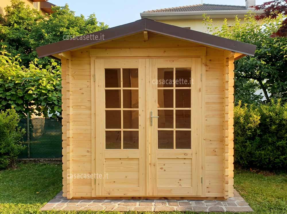 Casetta modello Vicenza 22x22 scossalina frontale