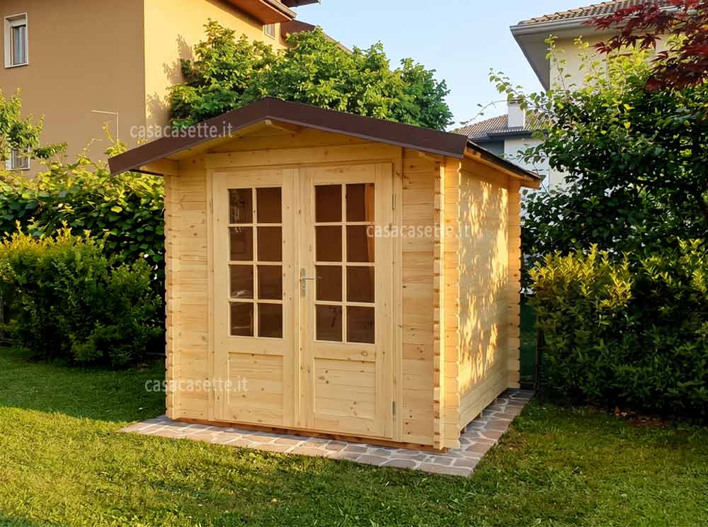 Casetta modello Vicenza 22x22 scossaline