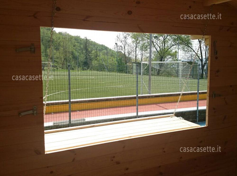 Chiosco fisso 3x25 finestra Chiosco fisso modello 3x25 finestra ribalta