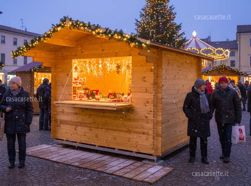 Chiosco fisso 3x25 miele Chiosco fisso modello 3x25 miele