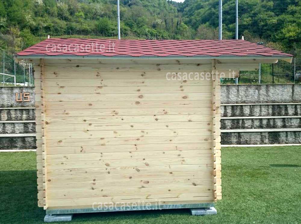 Chiosco fisso 3x25 tetto Chiosco fisso modello 3x25 tetto rosso