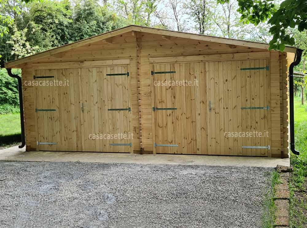 Garage Bergamo 6x6 accessori Garage modello Bergamo 6x6 accessori grondaia