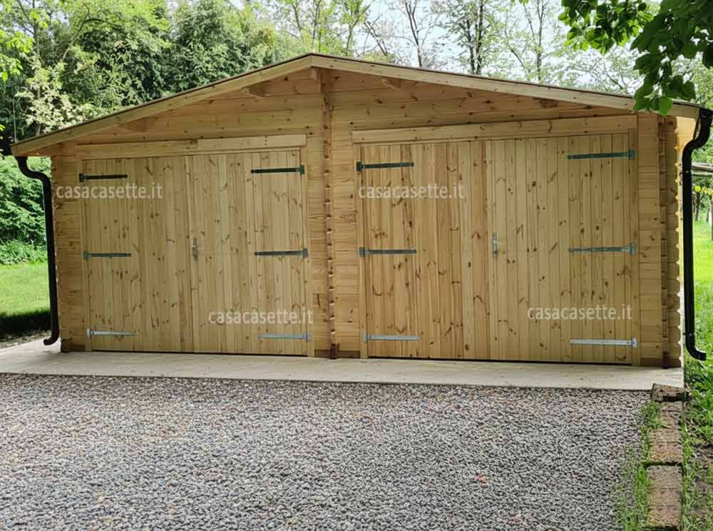 Garage Bergamo 6x6 accessorio grondaia Garage modello Bergamo 6x6 accessorio grondaia